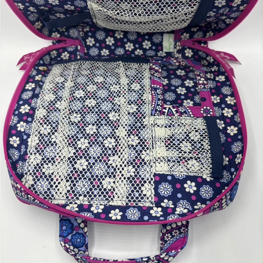 Vera Bradley Floral Paisley Cosmetic Bag in Pink and Blue